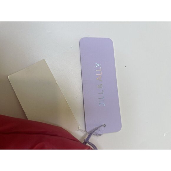 Jill & Ally Quilted Nylon Tote Bag Red NWT - Picture 7 of 10